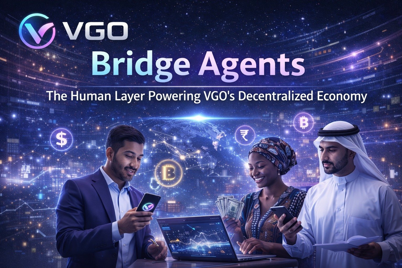 Bridge Agents: The Human Layer Powering VGO’s Decentralized Economy